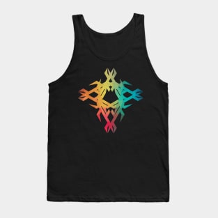 Rainbow geometric design 02 Tank Top